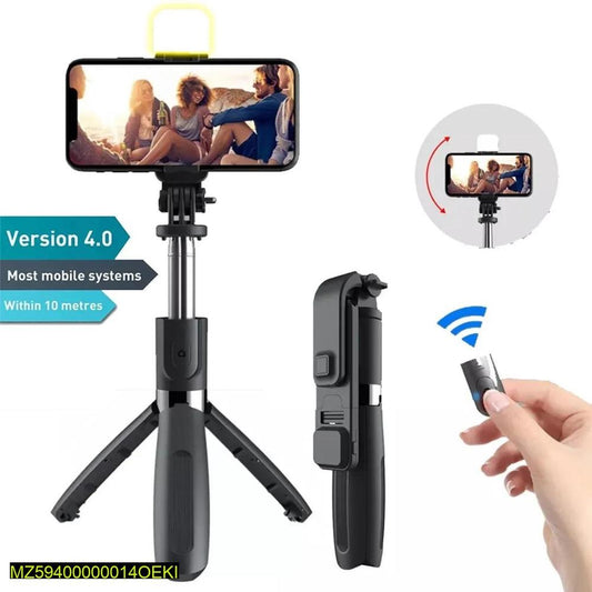 Selfie Stick with LED Light